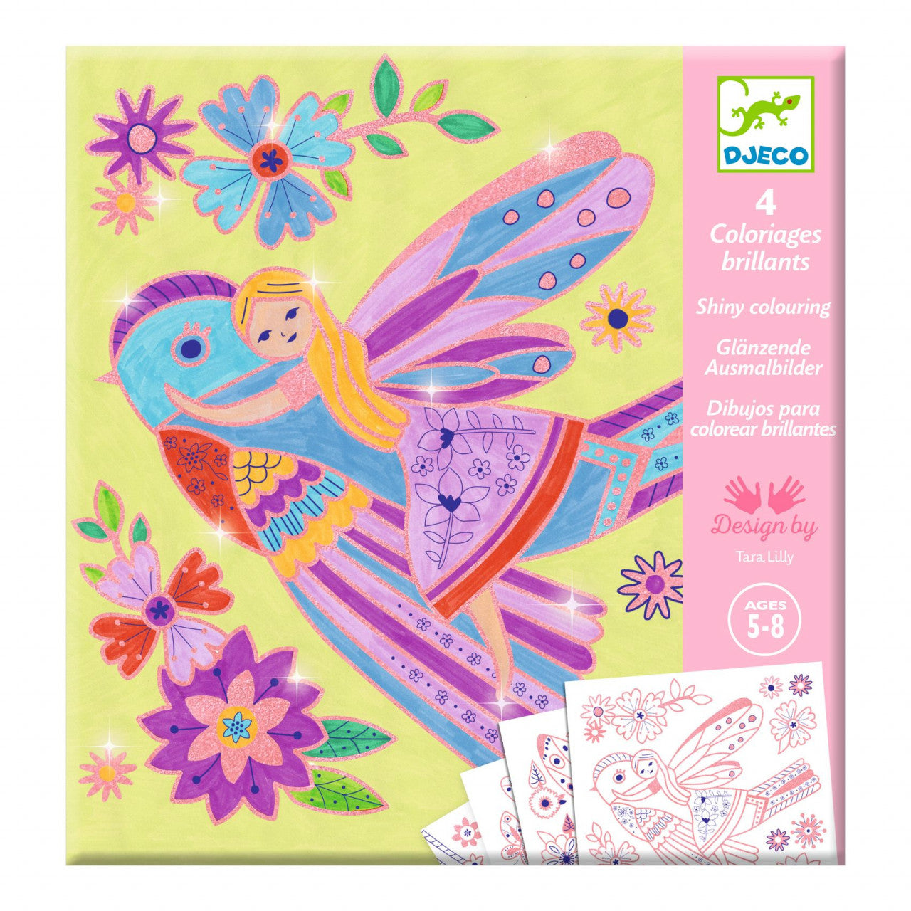 Planse de colorat Fapturi inaripate, Djeco - Imagine 1 [ps:519d4306-ac91-4ddb-84fe-61f9f91e9934]