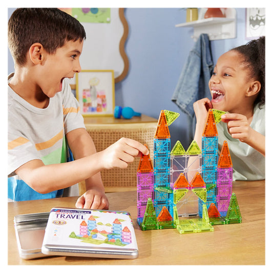 MAGNA-TILES microMAGS Travel Deluxe, 55 piese - Jucărie - Default Title (1) [ps:2766e258-32ae-4903-86b6-75de33fa55d6]