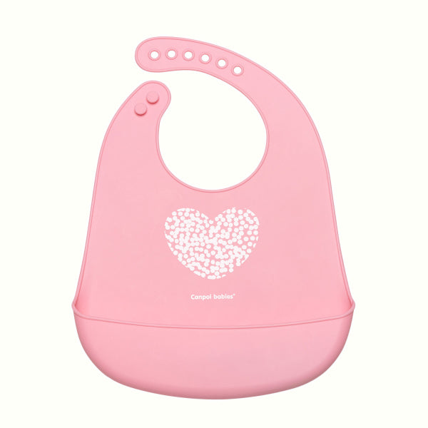Canpol Babies Baveta Cu Buzunar Din Silicon Pastel - Imagine 1 [ps:c452cc86-6972-4048-853a-35548a72625e]