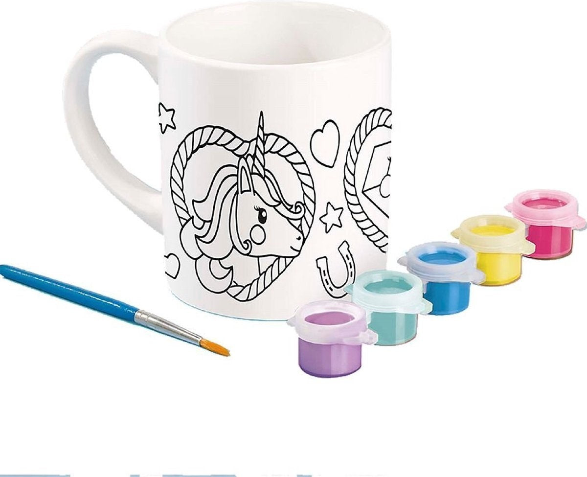 Set Creativ Cana de Pictat cu Unicorni Totum - Fată (1) [ps:6bd7e944-1638-469e-965b-761f428173ee]