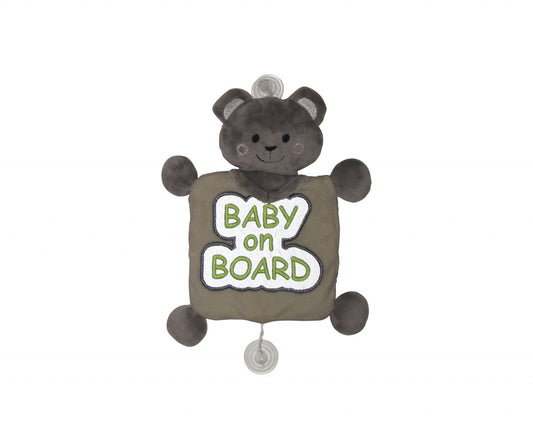 Semn reflectorizant Baby on Board BabyJem, verde - Verde