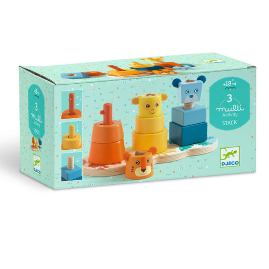 Jucarie educativa bebe MultiStack, Djeco - Imagine 1 [ps:6cb1eac4-379d-47a0-8786-e9c41d690f71]