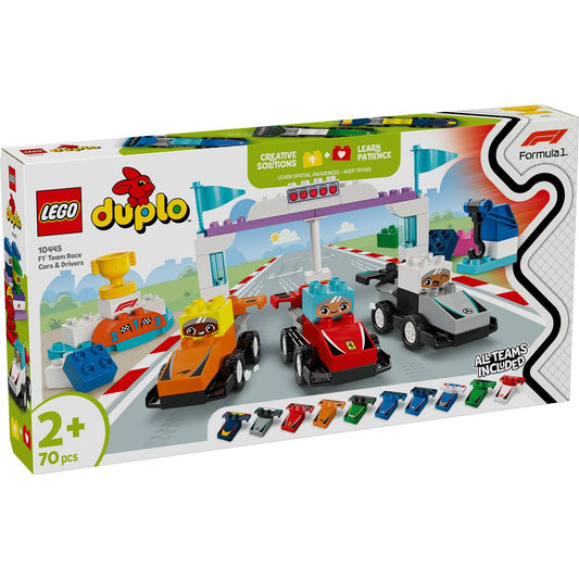 LEGO DUPLO ECHIPA F1: MASINI SI PILOTI DE CURSE 10445 - Imagine 1 [ps:99671c97-2a99-4d84-bc8f-8404cf745585]