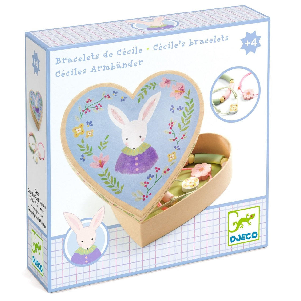 Set de bijuterii Bratarile lui Cécile, Djeco - Imagine 1 [ps:2183c3a3-3206-4ce1-8478-2461a402c156]