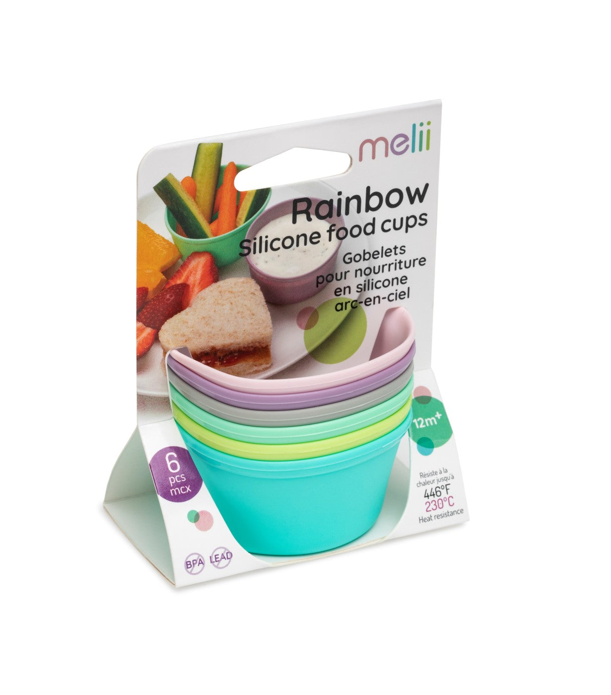 SET 6 FORME DE GATIT SILICON, MELII, MULTICOLOR - Imagine 1