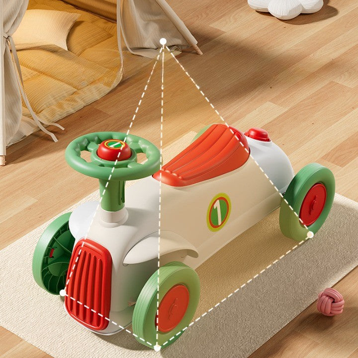 Masinuta Ride-On Flippy cu Sistem Anti-Rasturnare, 1-6 Ani - Alb-Verde (1) [ps:6ed5f50d-9410-426f-909c-5362248cda90]