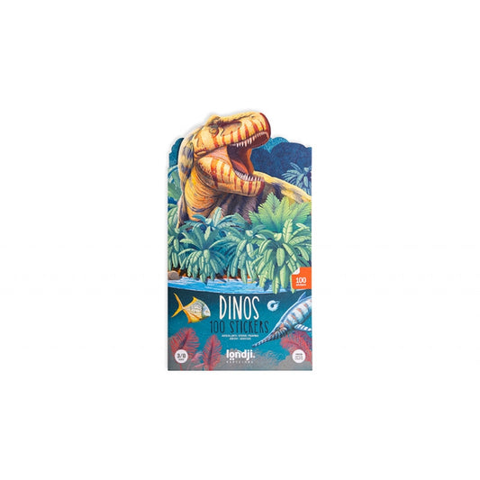 Set cu abtibilduri repozitionabile Dinozauri, Londji - Imagine 1 [ps:13078318-b6b8-40cd-99f3-aaa7af1f8868]