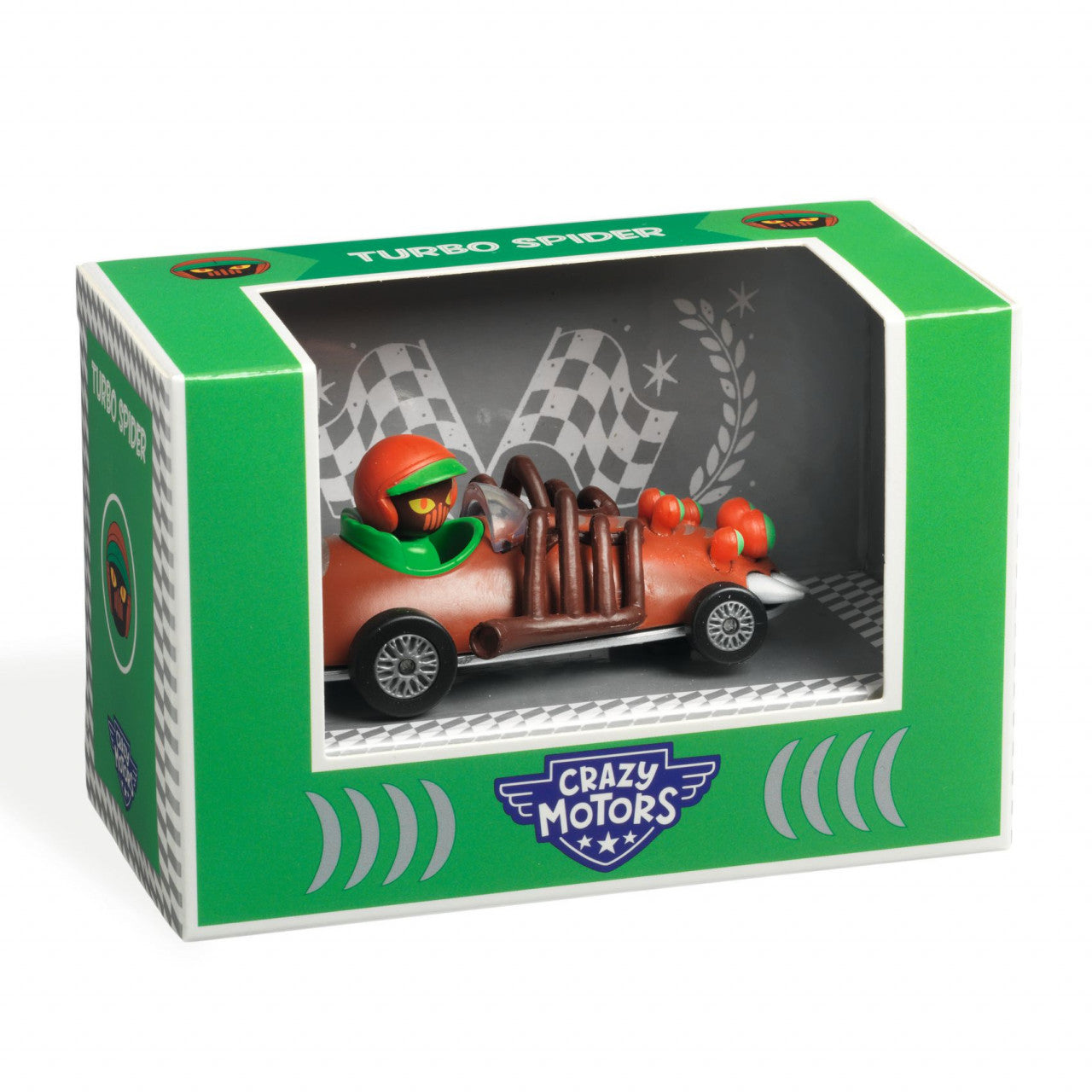 Masina de curse Turbo Spider, Colectia Crazy Motors, Djeco - Imagine 1 [ps:709c48ee-19dd-4253-928b-d529bed5d24c]