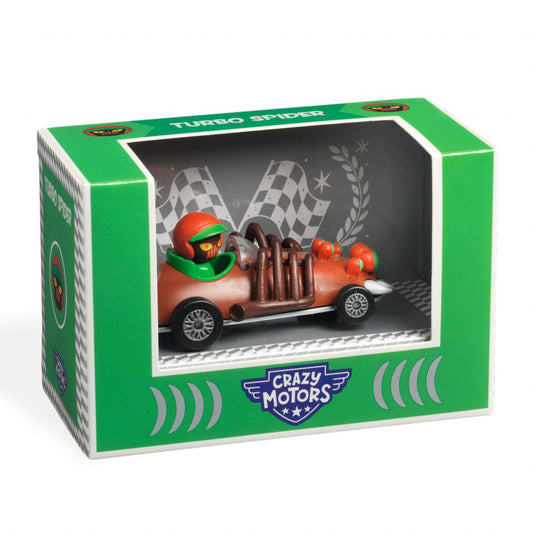 Masina de curse Turbo Spider, Colectia Crazy Motors, Djeco - Imagine 1 [ps:709c48ee-19dd-4253-928b-d529bed5d24c]