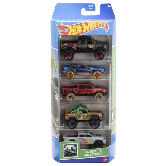 SET 5 MASINI HOT WHEELS CU DESIGN HW REMOTE ADVENTURES - Imagine 1 [ps:9fff8a38-35e1-4689-91cb-2228301ccce4]