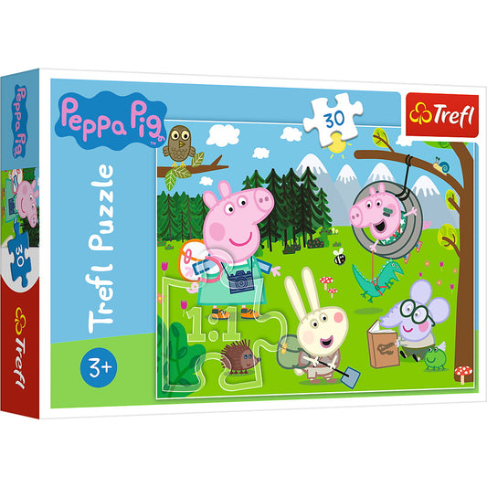 PUZZLE TREFL 30 PEPPA PIG IN DRUMETIE - Imagine 1 [ps:9720d70a-9870-4880-8e19-a96aa1daa04c]