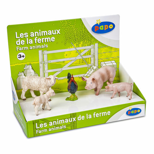 PAPO FIGURINA SET 5 ANIMALE DE LA FERMA - Imagine 1 [ps:76277ca4-bd66-4b28-9afb-53ad76b06131]
