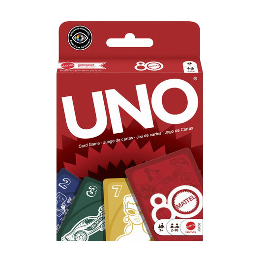 JOC DE CARTI UNO ANIVERSAR 80 DE ANI ROSU RUBIN Mattel - Imagine 1 [ps:ec48126e-17e5-466a-82c6-d97c344d5a34]