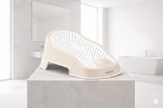 Suport pentru baie Soft Touch BabyJem, Indigo - Bej (1) [ps:fce84fb1-ce27-402f-ad53-6a277c752bae]