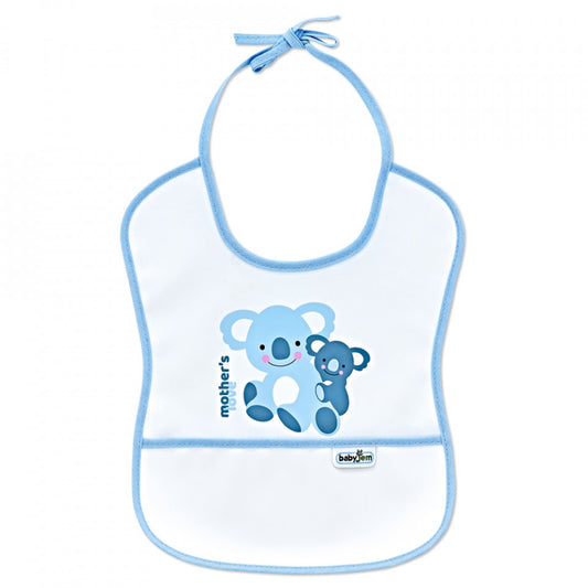 Baveta impermebila pentru copii BabyJem Small (Culoare: - Bleu [ps:c6288cd2-e44b-4910-b569-bb47c60f70e6]