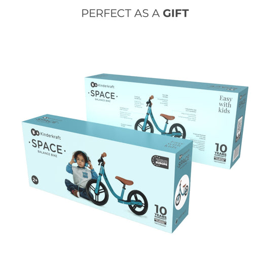 BICICLETA FARA PEDALE KINDERKRAFT SPACE DARK BLUE - Imagine 1