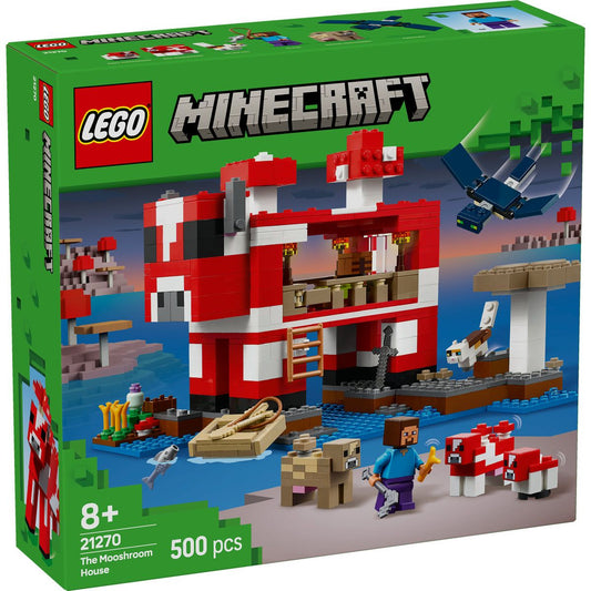 LEGO MINECRAFT CASA MOOSHROOM 21270 - Imagine 1 [ps:64e05c3c-137e-4ad6-8de6-cc2bae3938f7]