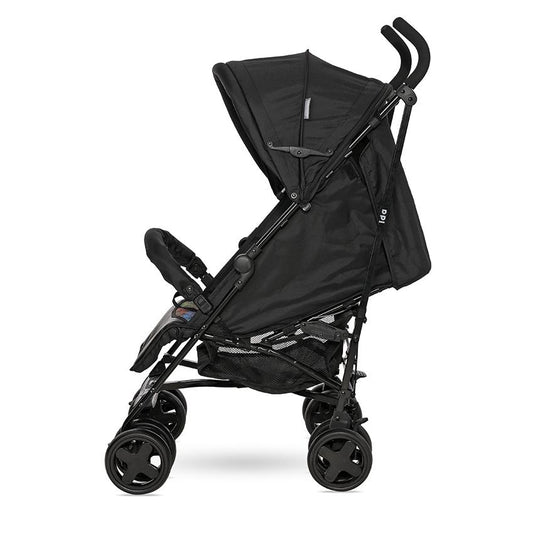 Cărucior Sport Lorelli Ida, 6 luni - 3 ani, Galben-Negru - de la 6 luni pana la 3 ani, maxim 15 kg, pliere tip umbrela, Negru (1) [ps:b4bb0344-7fe8-40e3-85b5-f0727cd0b0bd]