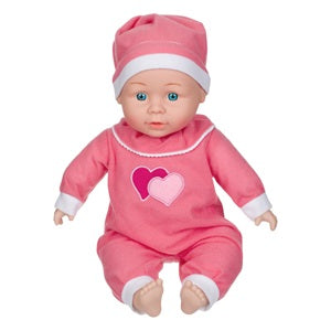 Papusa Bebelus cu Salopeta Fucsia 36cm Jumbo - Default Title (1) [ps:8316f343-034c-436a-9184-7a0ce5e5ea62]