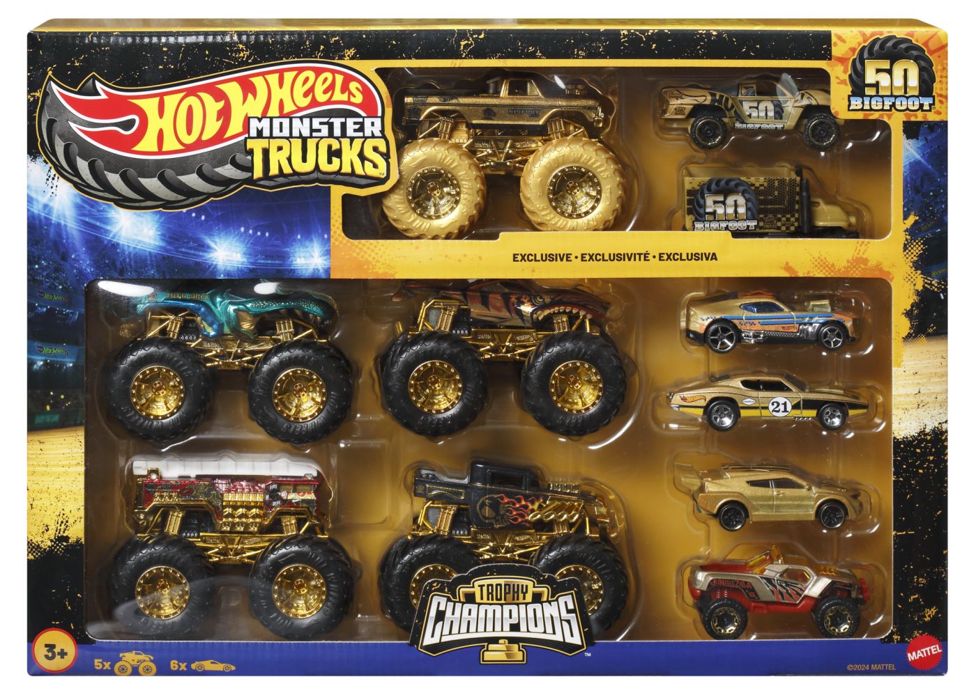 HOT WHEELS MONSTER TRUCK 50 BIGFOOT SET 11 VEHICULE - Imagine 1 [ps:1ef9ae0f-2eba-4efb-85c3-d9ccc8927068]