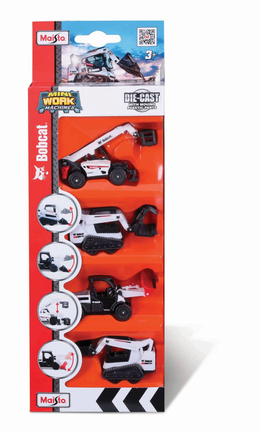 MAISTO SET 4 UTILAJE BOBCAT - Imagine 1 [ps:facfe8b3-c5d6-4b0b-971c-3f90e5df22f8]