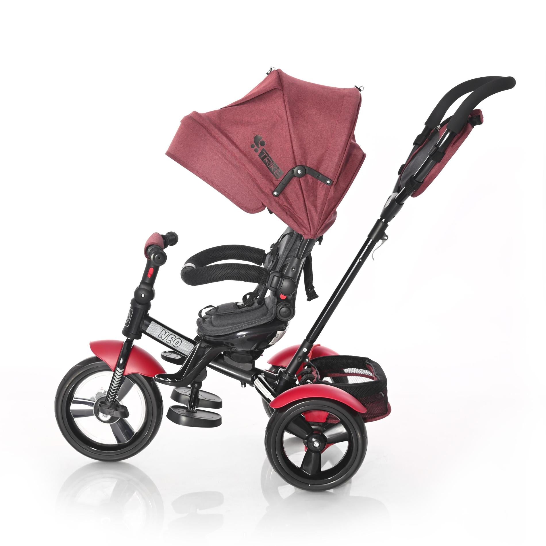 Tricicletă Multifuncțională 4in1 Lorelli Neo Red & Black - Rosu/Negru (1) [ps:900f3ebd-1935-477f-bc5b-85de627155a6]