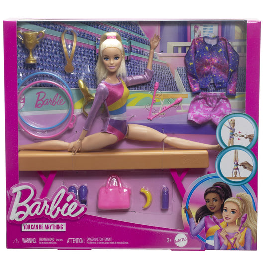 BARBIE PAPUSA BARBIE YOU CAN BE GIMNASTA BLONDA Mattel - Imagine 1 [ps:785dd944-e6d8-4c41-87c2-8bebf30fd9da]