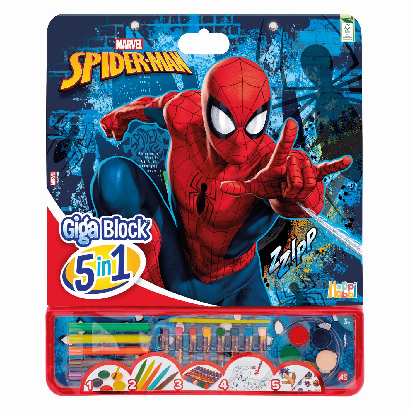 HAPPI HOBBI SET PENTRU DESEN GIGA BLOCK 5 IN 1 MARVEL - Imagine 1 [ps:5070b2d5-f542-45b0-9f9c-5a48aa1426c1]
