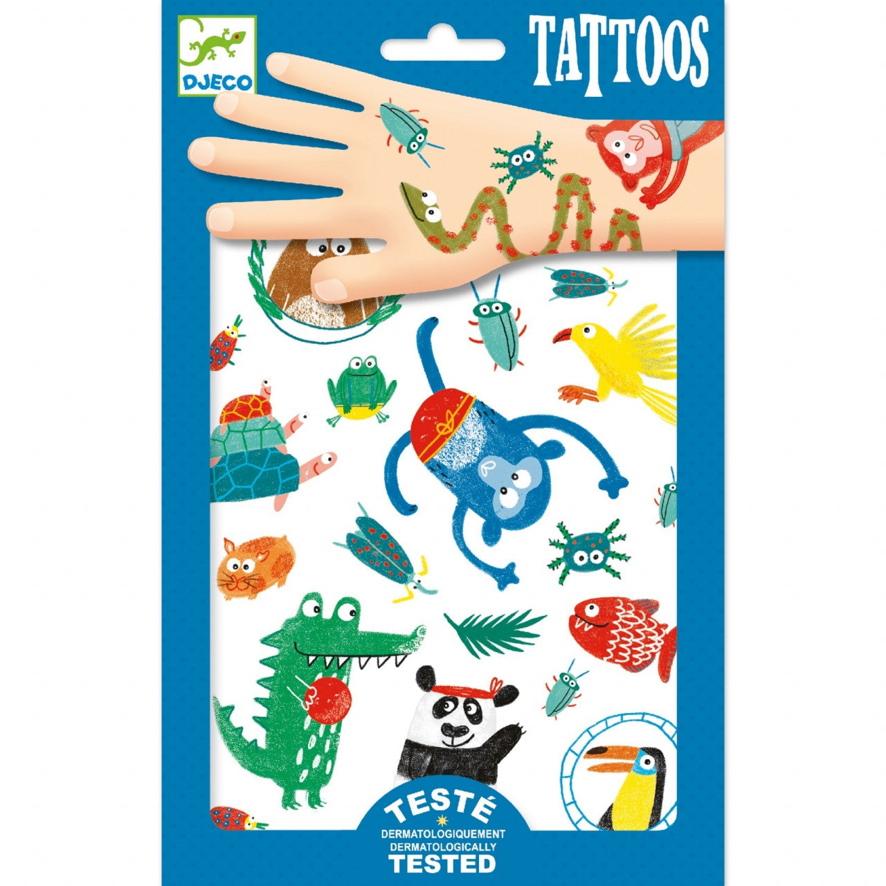 Tatuaje Animale amuzante, Djeco - Imagine 1 [ps:dd0639c0-1926-4ff9-8998-70e57b51b16d]