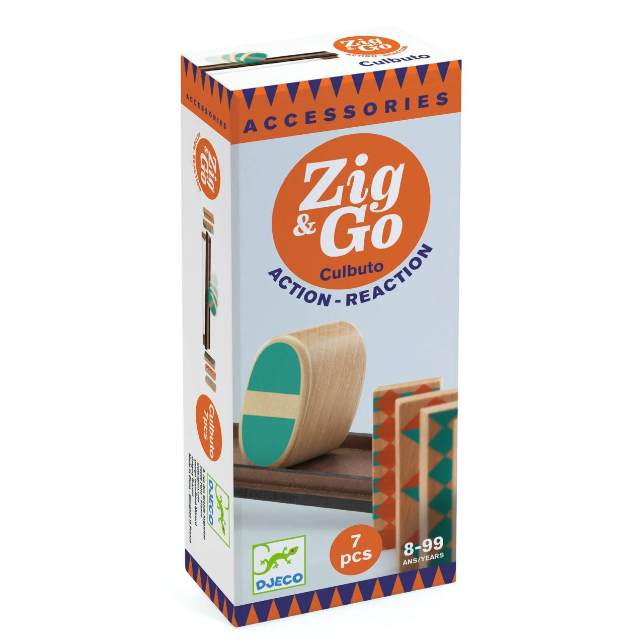 Set de constructie trasee Zig & Go Cultubo 7 piese, Djeco - Imagine 1 [ps:e84392e4-2fa7-4114-bdf0-99c10ead11d7]
