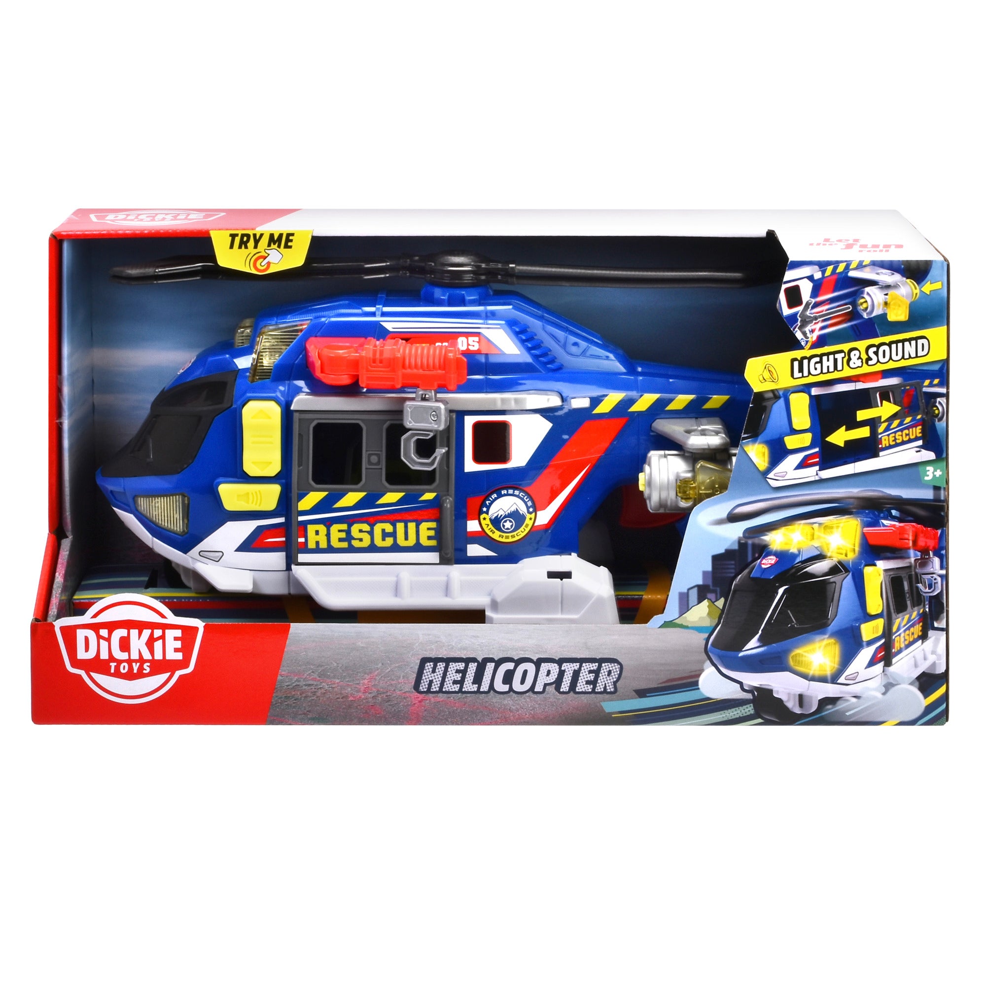 DICKIE TOYS ELICOPTER CU LUMINI SI SUNETE 39CM Simba - Imagine 1 [ps:4fbffa44-180a-4b72-a36c-34cb1b8cdaf7]