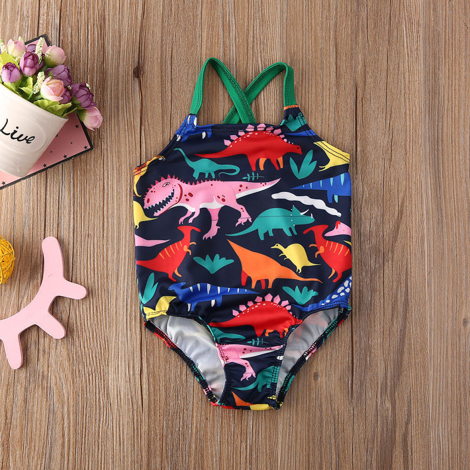 Costum de baie Dinozauri colorati Drool (Marime: 70) - Imagine 1