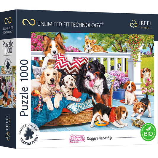 PUZZLE TREFL UFT 1000 PRIETENIA CATELUSILOR - Imagine 1 [ps:0a996fae-913a-4609-a02c-e84459d9ecc6]