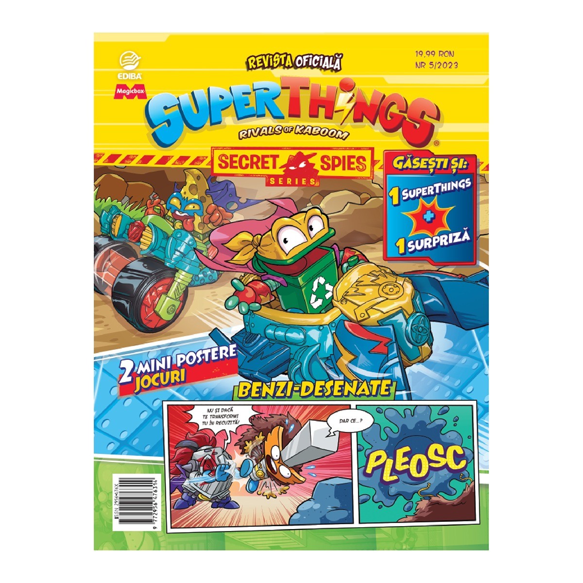 SUPERTHINGS Secret Spies, revista si jucarii, Nr. 5 - Imagine 1