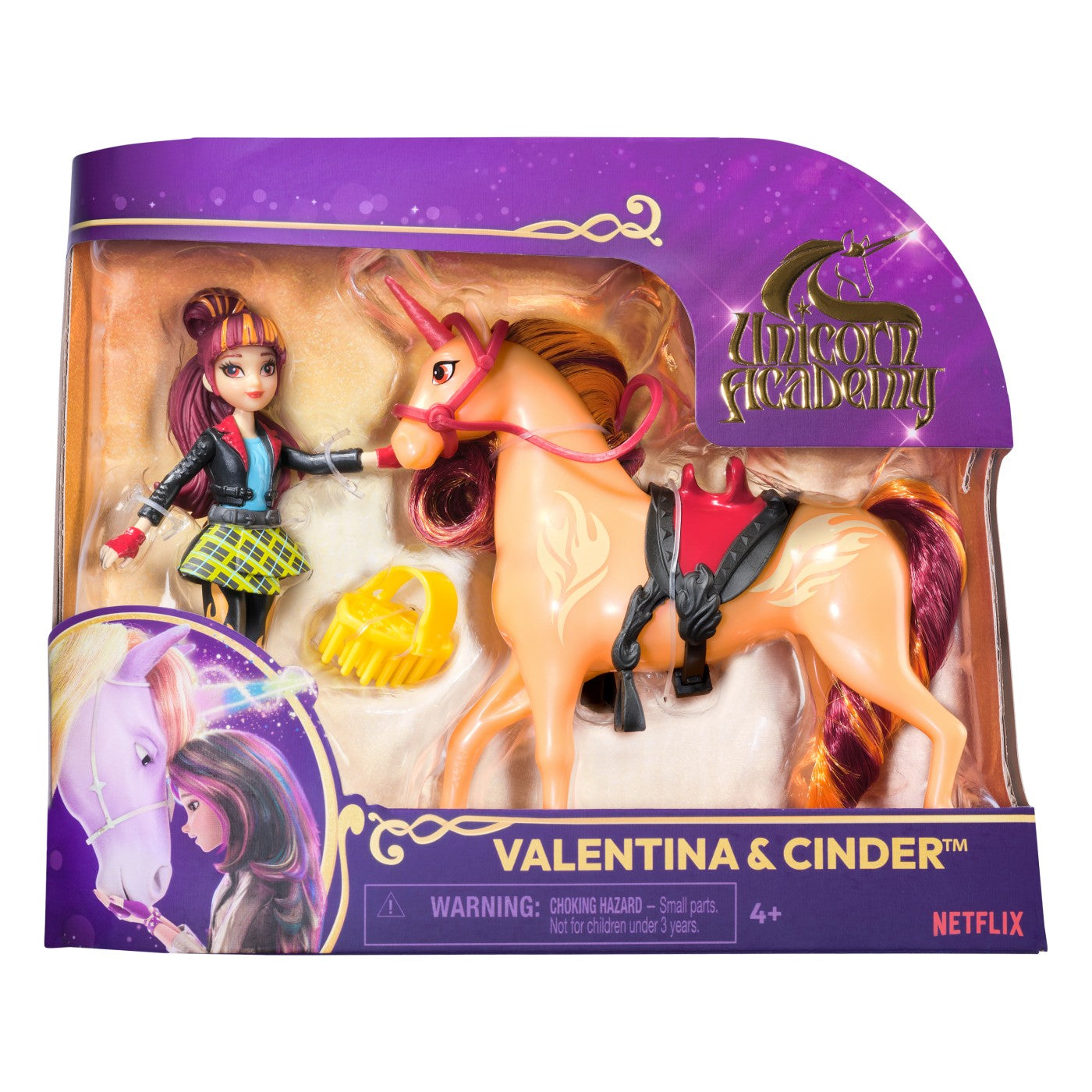 UNICORN ACADEMY SET UNICORN CINDER SI PAPUSA VALENTINA - Imagine 1 [ps:70f8d184-4f71-434a-ba09-261c0618ee1e]