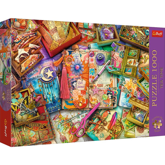 PUZZLE TREFL 1000 PREMIUM PLUS TEA TIME UN BIROU PLIN DE - Imagine 1 [ps:75fbbd2c-fc85-4e57-92b9-ec0af2d3b9cc]