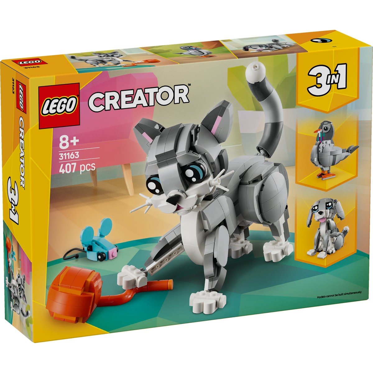 LEGO CREATOR PISICA JUCAUSA 31163 - Imagine 1 [ps:5d937f9b-d005-481f-829a-400b882f4df6]