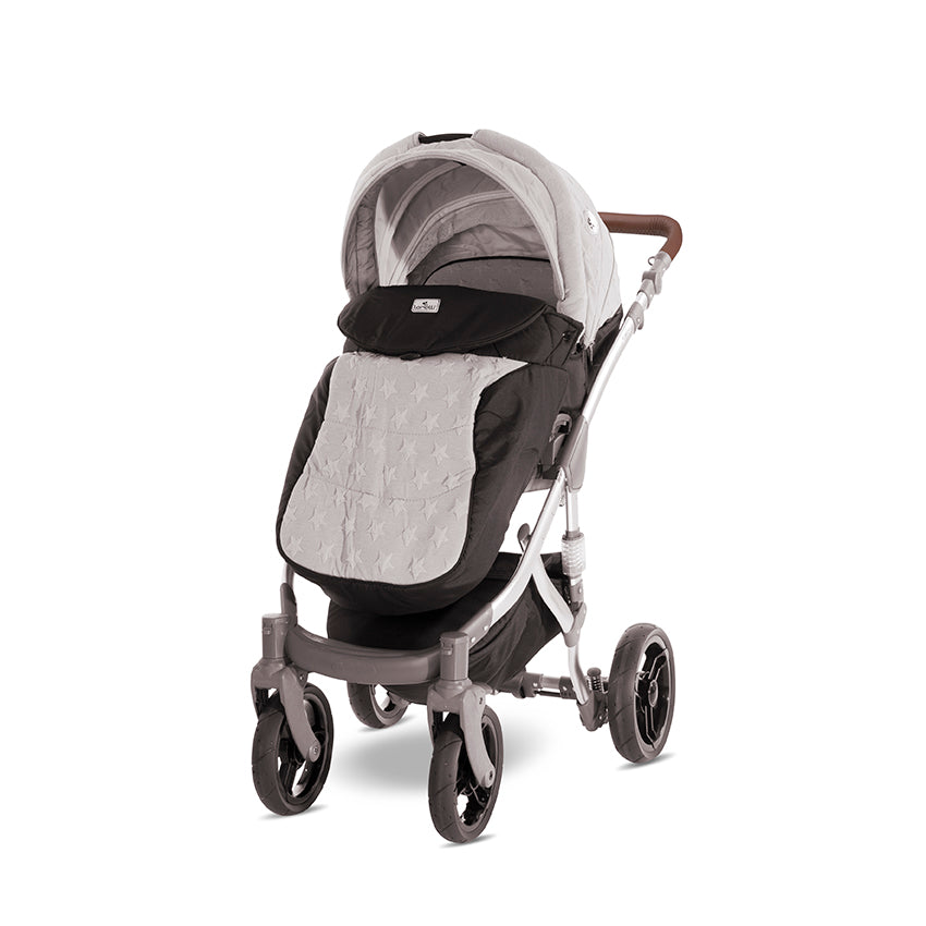 Cărucior Set Lorelli Rimini Premium, Galben-Negru - Gri Stars (1) [ps:9907b13d-e2ae-44c1-9850-34eceb7ba0bb]