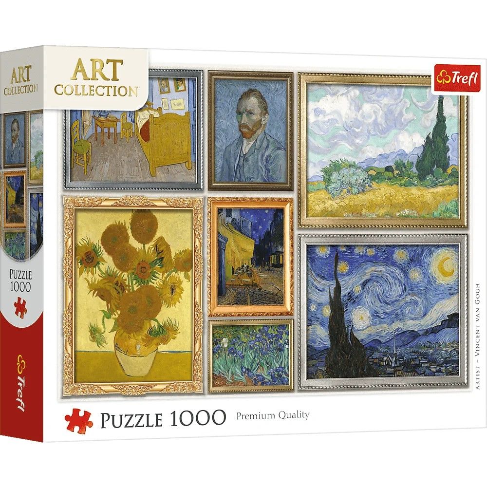 PUZZLE TREFL 1000 ART COLLECTION VINCENT VAN GOGH - Imagine 1 [ps:e6d010a0-e0db-48f2-8def-24a8e6fee388]