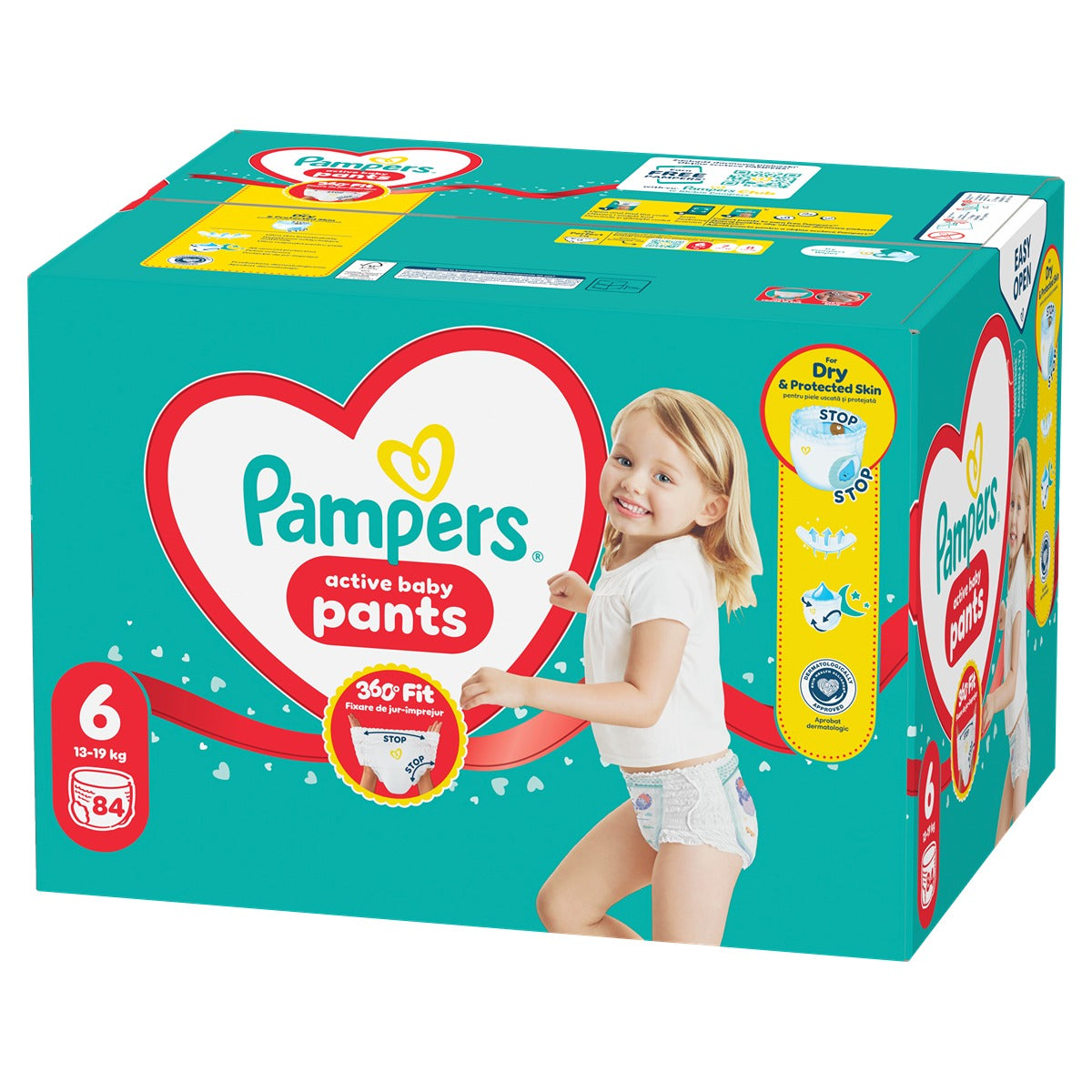 Pampers Active Baby Pants mărime 6, 14-19 kg, Mega Box 84 - Default Title (1) [ps:0343810d-ee3b-4675-9ff4-b2bbc794248e]