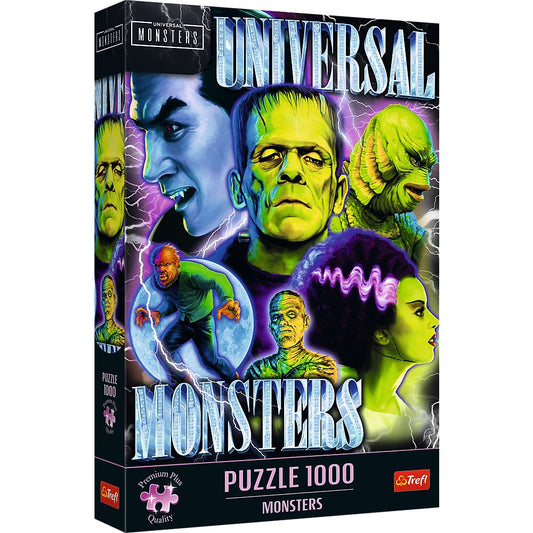 PUZZLE TREFL 1000 PREMIUM PLUS MONSTRI - Imagine 1 [ps:d6e06d9c-4a1b-4800-a11f-7ef5056f2f67]
