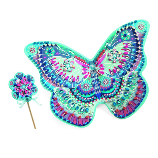 Joc creativ DIY Aripi si bagheta fermecata, Djeco - Imagine 1