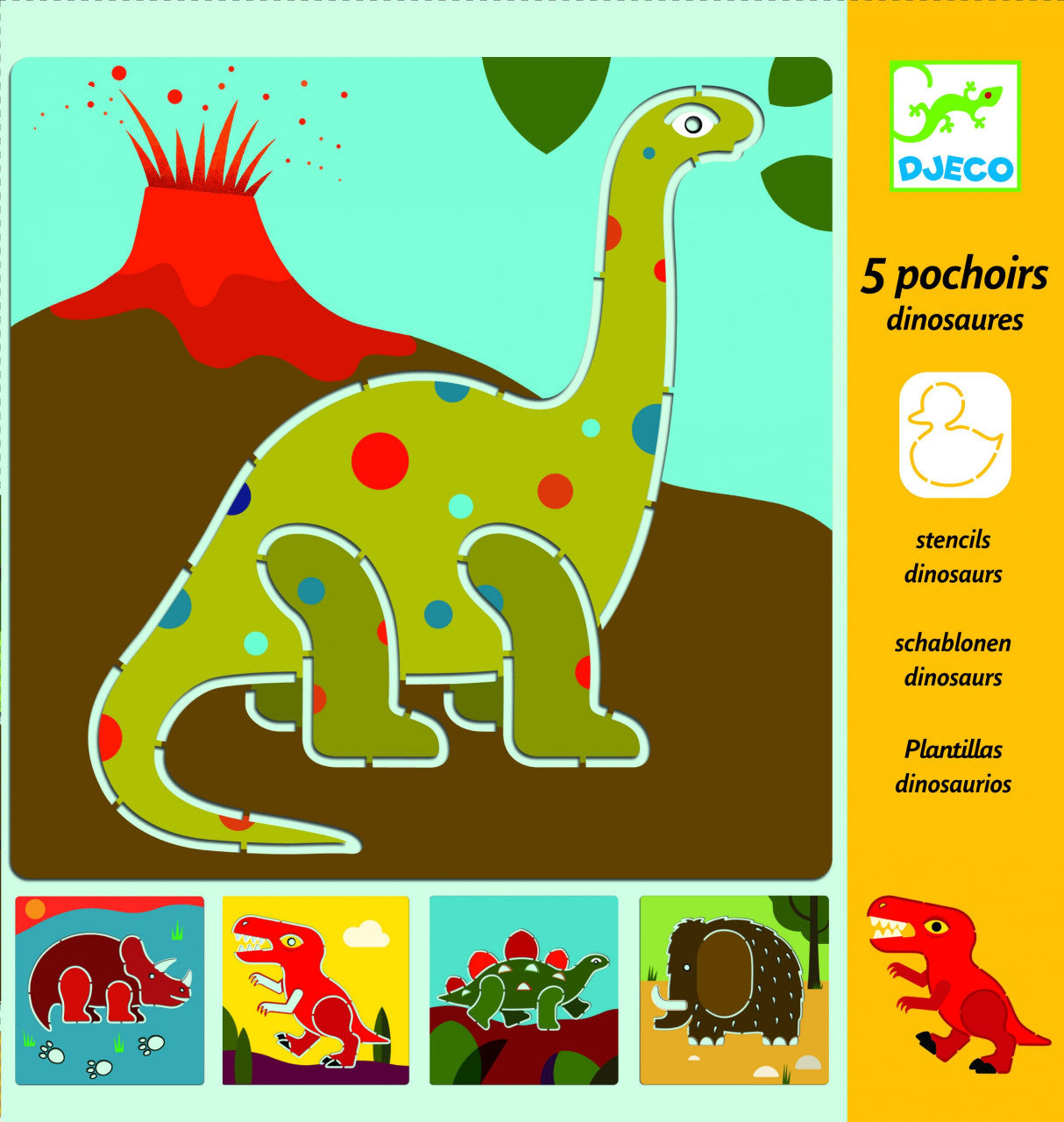 Sabloane Dinozauri, Djeco - Imagine 1 [ps:71aaf45d-ff3e-4056-974a-f278d0b867e2]