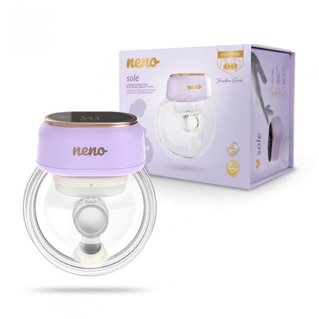 Neno Sole – pompă de sân electrică, fără fir - Imagine 1 [ps:f0bcd761-8627-4fab-a1a8-047d588270ed]