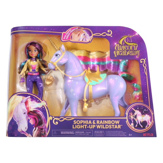 UNICORN ACADEMY SET SOPHIA SI WILDSTAR LUMINA DE - Imagine 1