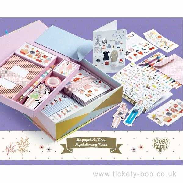 Set papetarie Tinou, Djeco - Imagine 1 [ps:26bd1898-bc44-42f6-8418-3e1c0ef79f43]
