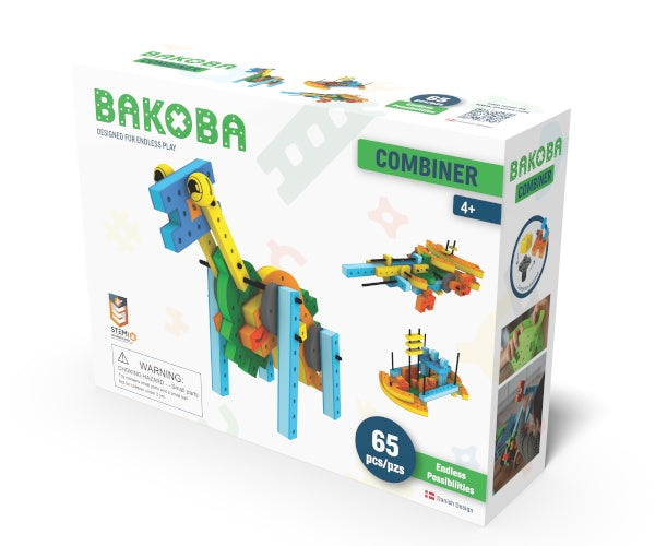 Joc de construit cu blocuri Combiner, Bakoba - Imagine 1 [ps:346fad33-ac66-43be-9161-b77c07eeba34]