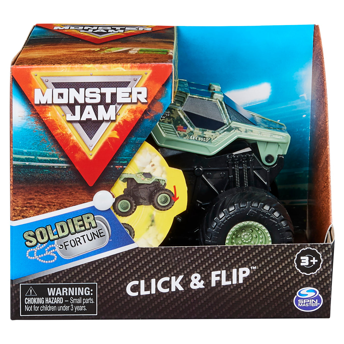 MONSTER JAM SOLDIER FORTUNE SERIA CLICK FLIP SCARA 1 LA - Imagine 1 [ps:904aff28-a9d5-4672-8a1e-e41614c305b7]