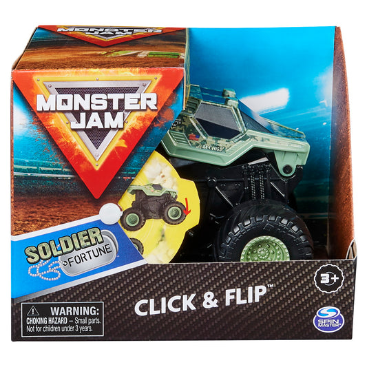 MONSTER JAM SOLDIER FORTUNE SERIA CLICK FLIP SCARA 1 LA - Imagine 1 [ps:904aff28-a9d5-4672-8a1e-e41614c305b7]