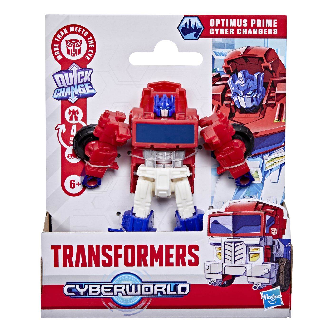TRANSFORMERS CYBERWORLD ROBOT OPTIMUS PRIME CONVERTIBIL - Imagine 1